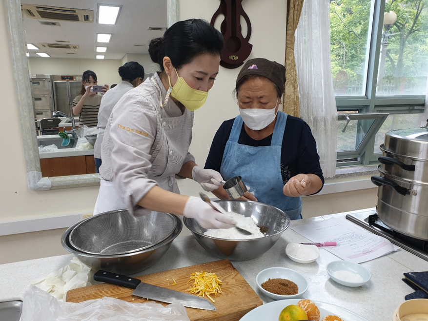 봉화군 농업기술센터(전통 병과 창업 및 수료증 취득 교육) 관련 이미지