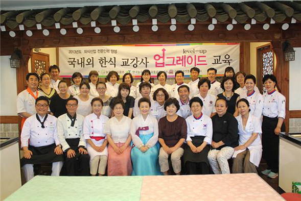 2013 외식산업 전문인력 양성 – 국내외 한식교강사 업그레이드 교육
