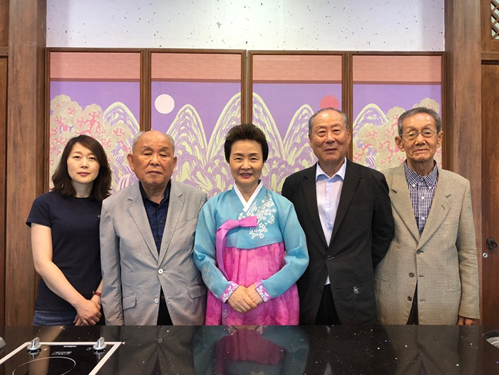 미수복경기도민회 개성시민회 송도지 편집부 임원 방문 관련 이미지