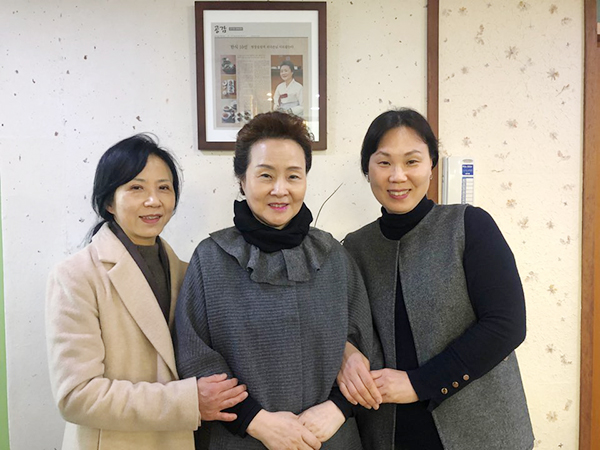 기능보유자 3기 졸업생 오인숙 선생님 방문