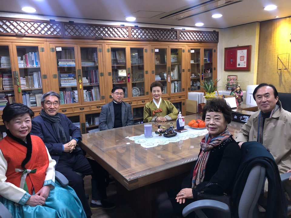 배화여자대학교 이계옥교수님 갤러리를 방문