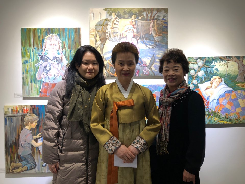 배화여자대학교 이계옥교수님 갤러리를 방문 관련 이미지