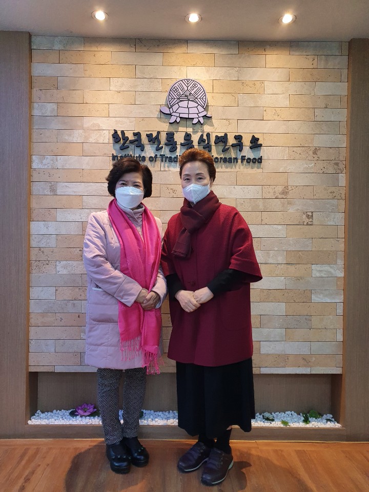 대통령 런던 부지회장 우옥경선생님 방문