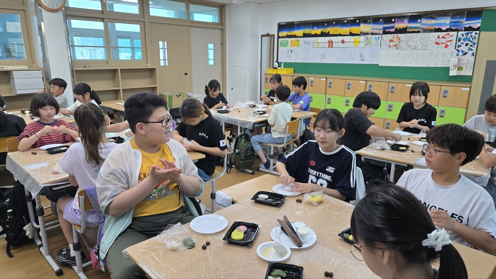 [교육] ‘개성음식에 대한 이해와 전통 떡 만들기’ 학생 체험 교육 -3- 관련 이미지